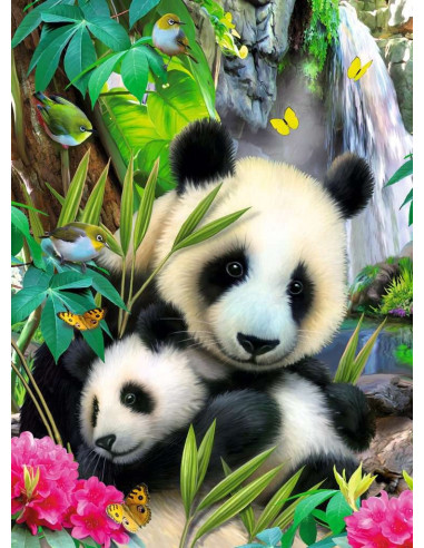 Puzzle 300 p xxl - charmants pandas