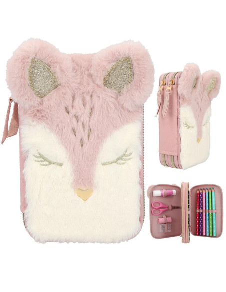 Princess mimi trousse à crayons biche wild forest