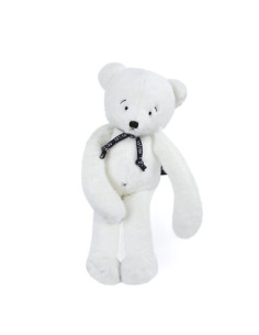 L'ours méloé 37cm - blanc - mailou