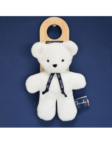 L'ours dorlotin - pain d'epice - blanc - mailou