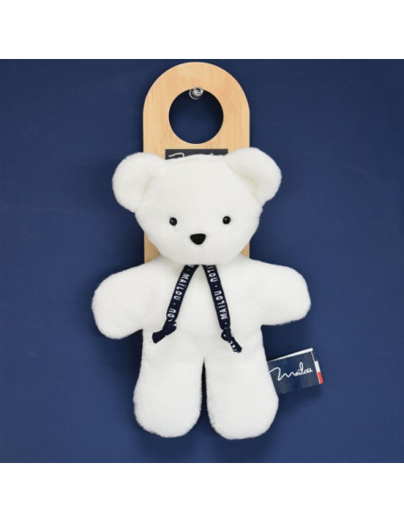 L'ours dorlotin - pain d'epice - blanc - mailou
