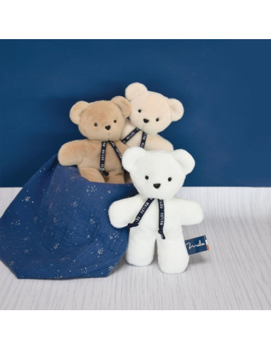 L'ours dorlotin - pain d'epice - blanc - mailou