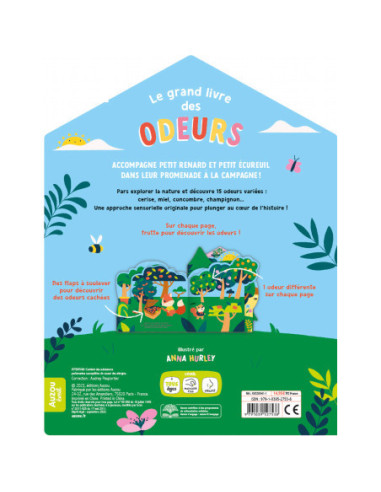 Le grand livre des odeurs - balade à la campagne