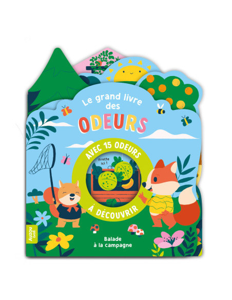 Le grand livre des odeurs - balade à la campagne