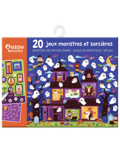 Ma pochette de jeux - 20 p'tits jeux - monstres et sorcières
