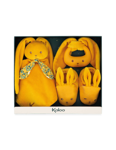 Mon premier coffret naissance lapinoo - ocre - kaloo