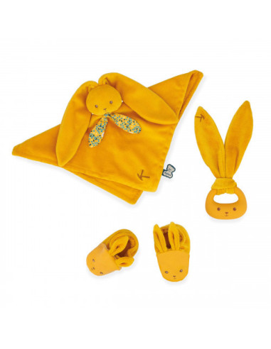 Mon premier coffret naissance lapinoo - ocre - kaloo