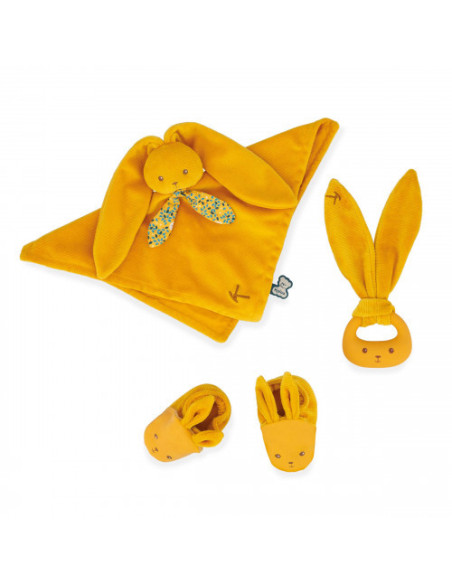 Mon premier coffret naissance lapinoo - ocre - kaloo