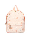Sac à dos enfant fruits & fleurs - Rose
