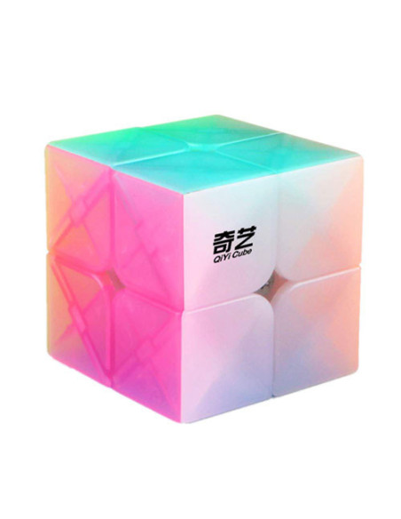 Cube 2x2 qiyi jelly color