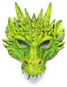 Masque de dragon vert