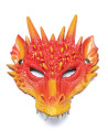 Masque de dragon rouge