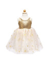 Robe dorée étoilée
