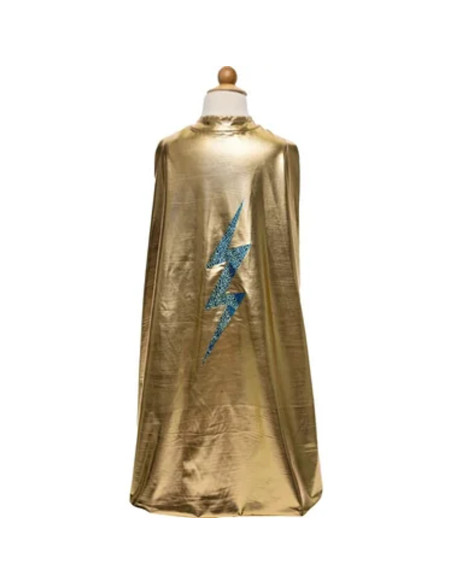 Cape de super héros brillante, réversible taille 5-6 ans