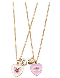 Collier - rainbow butterfly bff