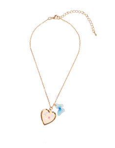 Collier - Butterfly Heart Locket
