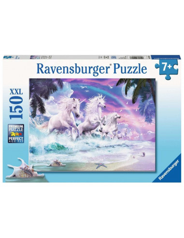 Puzzle 150 p xxl - licornes sur la plage