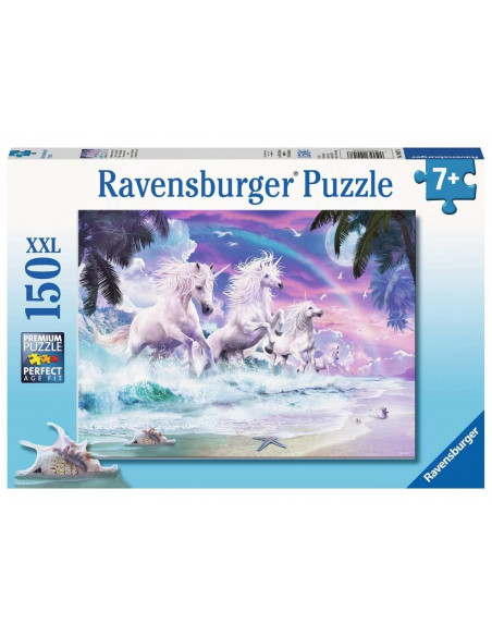Puzzle 150 p xxl - licornes sur la plage