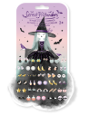 Boucles d'oreilles autocollantes sorcieres halloween