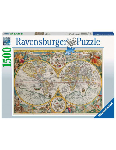 Puzzle 1500 p - Mappemonde 1594