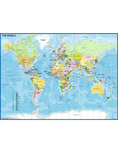 Puzzle 200 p xxl - carte du monde 2