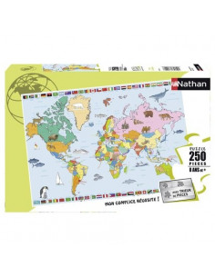 Puzzle 250 p - Carte du monde