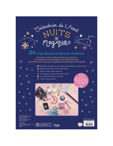 Mon calendrier de l'avent - nuits magiques - auzou