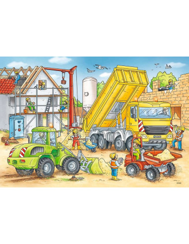 Puzzles 2x24 p - Beaucoup de travail sur le chantier