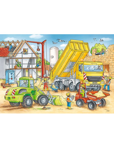 Puzzles 2x24 p - Beaucoup de travail sur le chantier