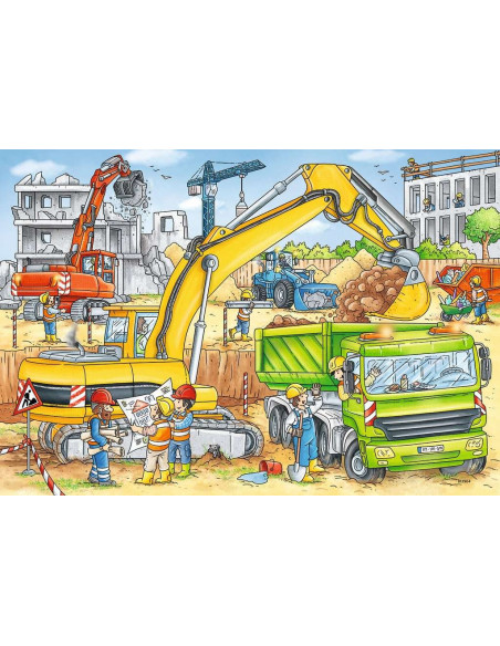 Puzzles 2x24 p - Beaucoup de travail sur le chantier
