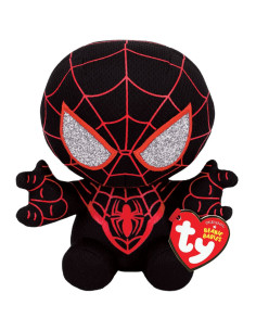 Marvel beanie small - peluche miles morales 15 cm - ty