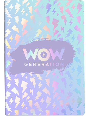 Set de 3 carnets a5 couverture souple - wow generation