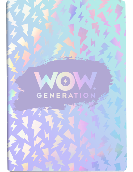 Set de 3 carnets a5 couverture souple - wow generation
