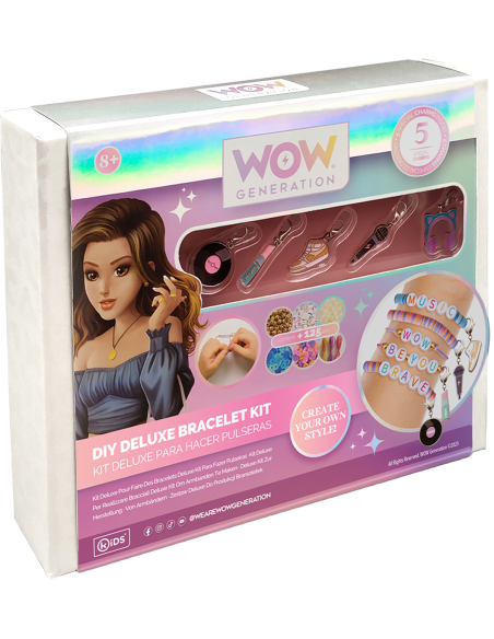 Kit deluxe bracelets et 5 charms - wow generation