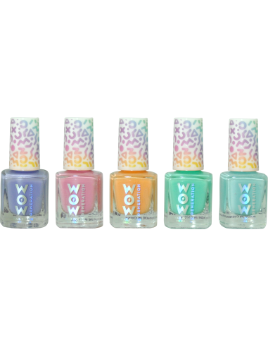 Set de 5 vernis pastel - wow generation