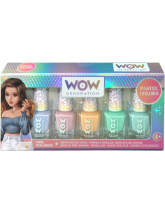 Set de 5 vernis pastel - wow generation