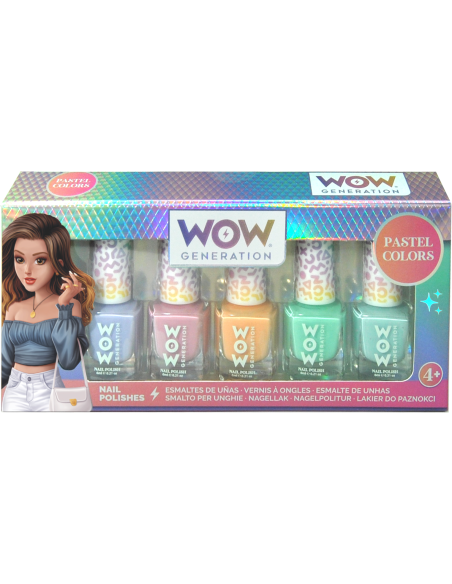 Set de 5 vernis pastel - wow generation