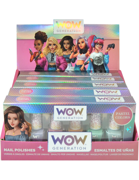 Set de 5 vernis pastel - wow generation