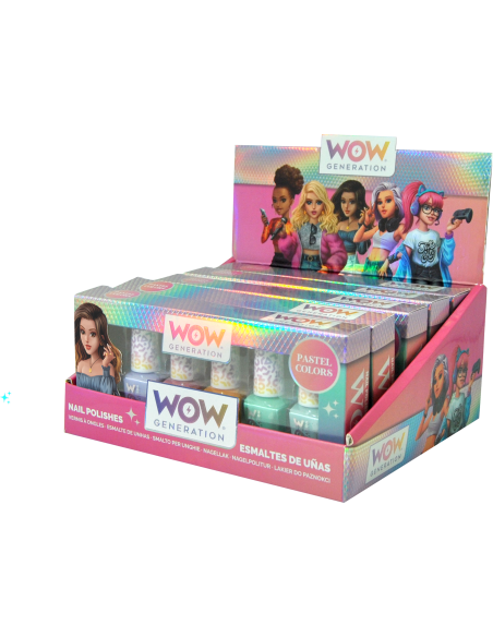 Set de 5 vernis pastel - wow generation