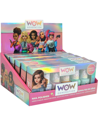 Set de 5 vernis pastel - wow generation