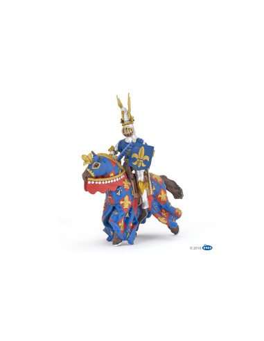 Chevalier bleu fleur de lys