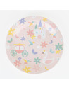 8 assiettes princesses - my little day
