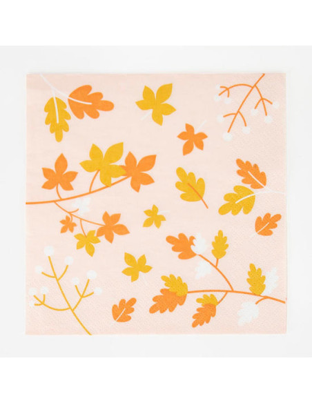 20 serviettes animaux de la foret - my little day