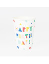 8 gobelets happy birthday - my little day