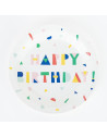 8 assiettes happy birthday - my little day