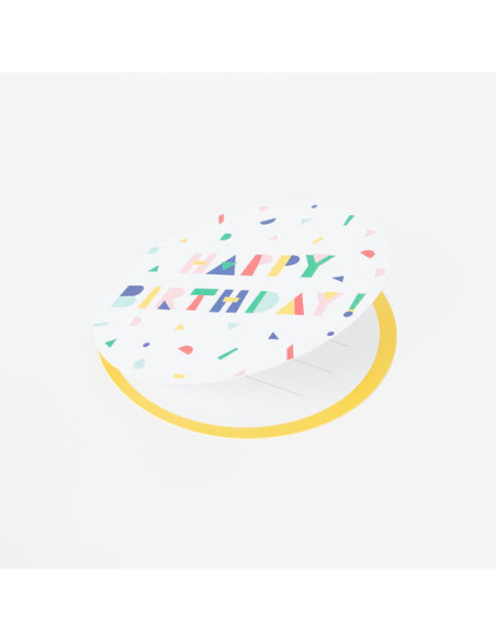 8 invitations happy birthday - my little day