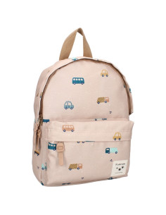 Sac à dos enfant voitures - Beige