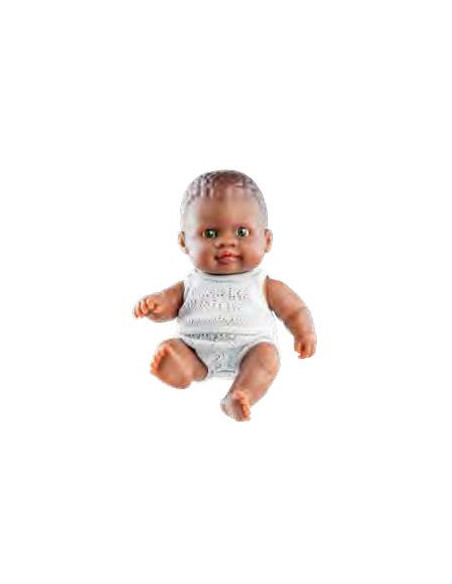 Paola reina - poupee 21 cm - pyjama gris garcon