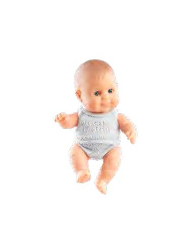 Paola reina - poupee 21 cm - pyjama gris garcon