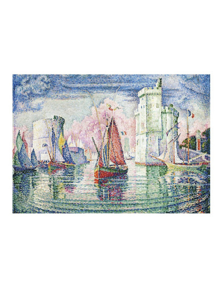 Puzzle 1000 p entrée du port de la rochelle - paul signac